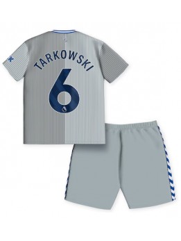 Everton James Tarkowski #6 Ausweichtrikot für Kinder 2023-24 Kurzarm (+ Kurze Hosen)